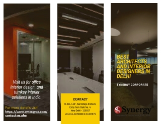 Best Architects And Interior Designers In Delhi