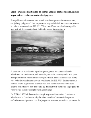 Cadiz - anuncios clasificados de coches usados, coches nuevos, coches importados - coches en venta - bedpage.es-converte