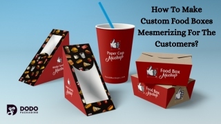 Custom Food Boxes | Take Out Box | Cookie Boxes Wholesale!