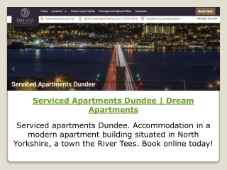 Serviced Apartments Dundee | Dream Apartments