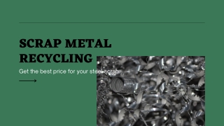 Scrap Metal Recycling PPT