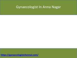 best gynaecologist in anna nagar