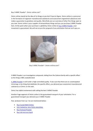 Buy 3-MMC Powder^- 3mmc-online.com*