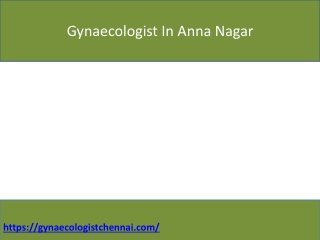 Gynecologist Doctor In Perambur