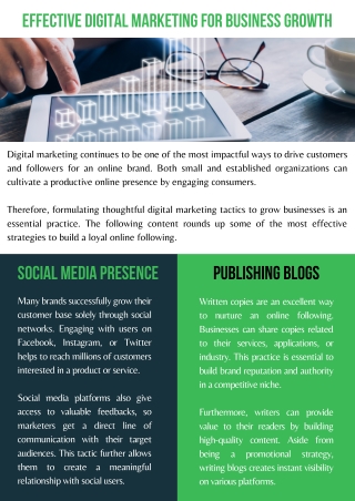 Effective Digital Marketing for Business Growth