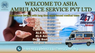Confirm Road Ambulance Service with Experienced Medical Team |ASHA