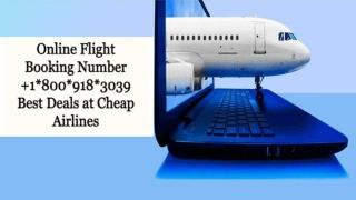 Online Flight Booking Number  1*800*918*3039 Best Deals at Cheap Airlines