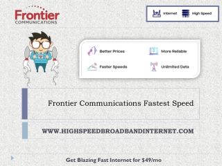 Frontier Communications Fastest Speed - High Speed Broadband Internet