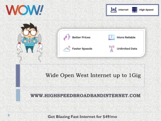 Wide Open West Internet up to 1Gig - High Speed Broadband Internet