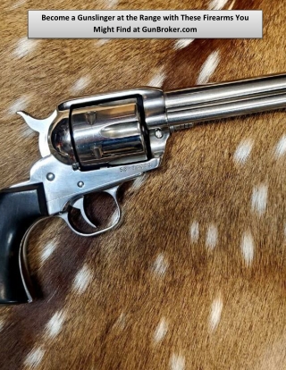 Become a Gunslinger at the Range with These Firearms You Might Find at GunBroker