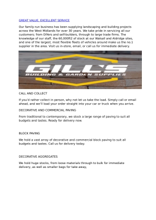 Gill's Building Supplies