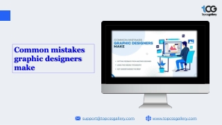 Common mistakes graphic designers make