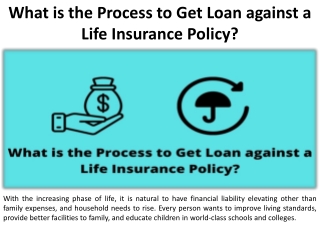 What is the Process for Getting a Loan on a Life Insurance Policy?