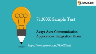 Avaya ACIS 71300X Exam Dumps