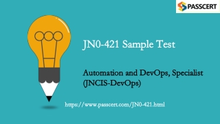 Juniper JNCIS-DevOps JN0-421 Exam Dumps