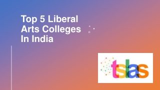 Top 5 Liberal Arts Colleges In India