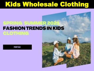 Kids Wholesale Clothing