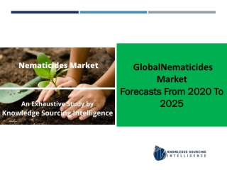 Nematicides Market to grow at a CAGR of 4.01% (2025-2019)