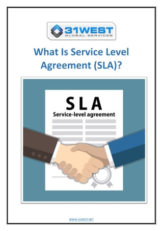 What Is Service Level Agreement (SLA)?
