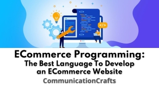 ECommerce Programming_  The Best Language To Develop  an ECommerce Website _ Communication crafts