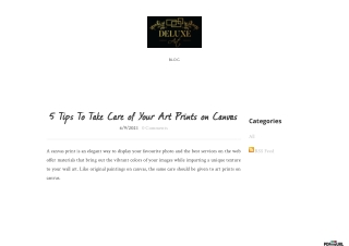 5 Tips To Take Care of Your Art Prints on Canvas
