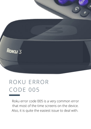 How to Fix Roku Error Code 005 - Easy Steps