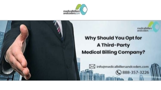 Why Should You Opt for A Third-Party Medical Billing Company?