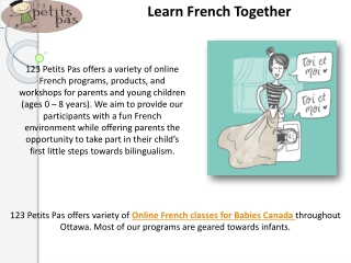 Online Toddler French classes Canada - Toddler French Classes