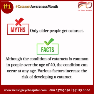 Myth #1 about Cataract - Best Eye Hospitals in Bellandur - Nelivigi Eye Hospital