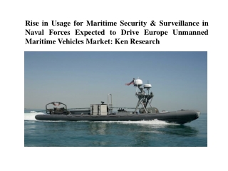 Europe Unmanned Maritime Vehicles Market