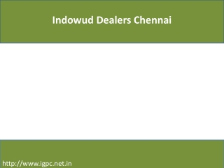 Indowud Dealers Chennai