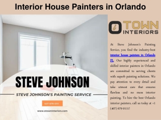 Interior House Painters in Orlando