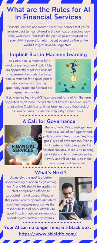 The Rules for AI in Financial Services - Shield