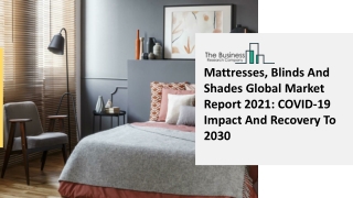 2021 Impact Of Covid-19 On The Mattresses, Blinds And Shades Market Growth