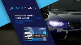 LUMRO BMW 3 Series E90 E91 Facelift 63117161444 20W CREE LED Angel Eyes Bulbs