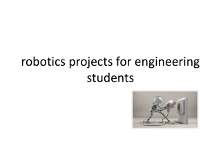 robotics projects for engineering students