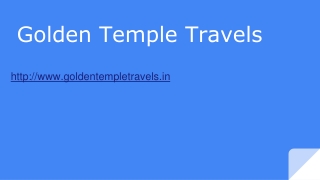 Golden Temple Travels | Bus Booking | Reasonable Bus Tickets