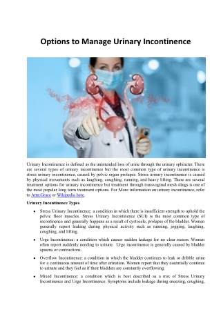 Options to Manage Urinary Incontinence.docx