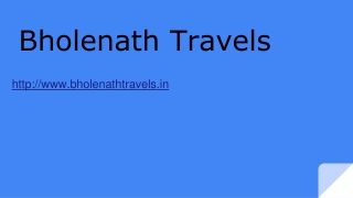 Bholenath Travels