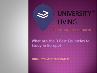 What are the 3 Best Countries to Study in Europe?