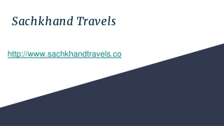 Sachkhand Travels | Bus Booking | Reasonable Bus Tickets