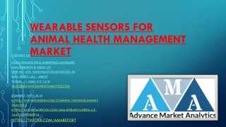 Wearable Sensors for Animal Health Management Market