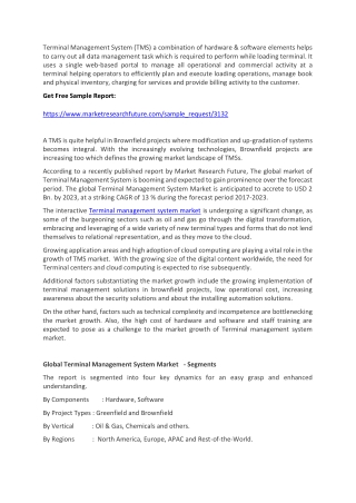 Terminal Management System Market