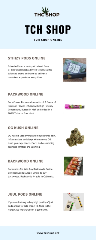 Buy Backwood Online from TCH Shop 