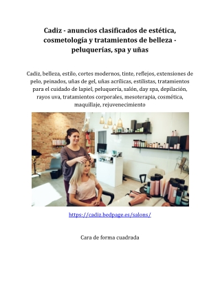 Cadiz - anuncios clasificados de estética, cosmetología y tratamientos de belleza - peluquerías, spa y uñas-converted