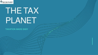 The Tax Planet - Online Company Registration/Formation in USA | File Income Tax