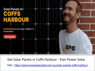 Get Solar Panels in Coffs Harbour