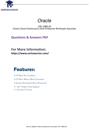 1Z0-1088-20 Dumps Which Everyone In The Industry Should Be Using