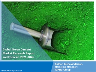 PDF |Green Cement Market Research Report, Upcoming Trends, Demand 2021-2026