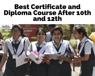 Best Trending Certificate and Diploma Course After 10th and 12th